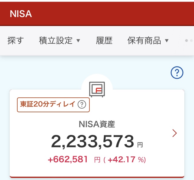 NISA 2024年5月15日 楽天証券 評価損益