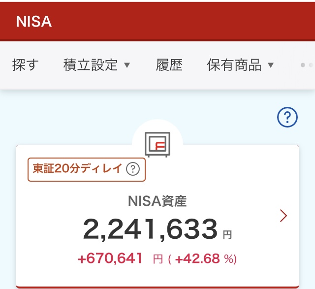 NISA 2024年5月17日 楽天証券 評価損益