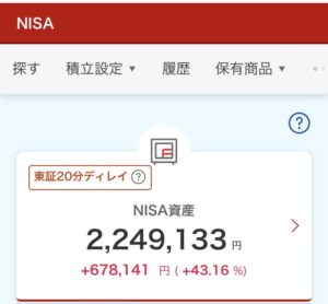 NISA 2024年5月24日 楽天証券 評価損益