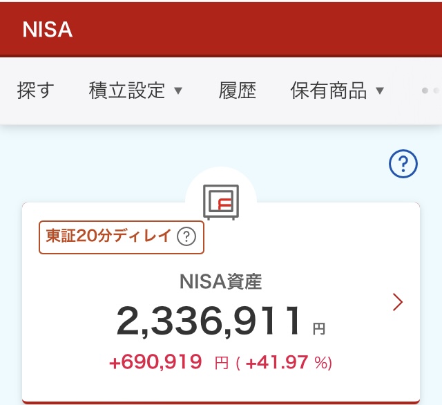NISA 2024年6月7日 楽天証券 評価損益
