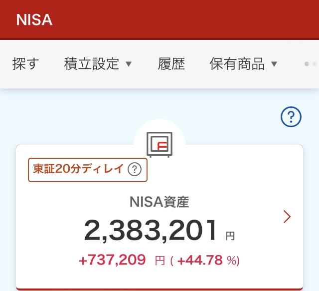 NISA 2024年6月14日 楽天証券 評価損益