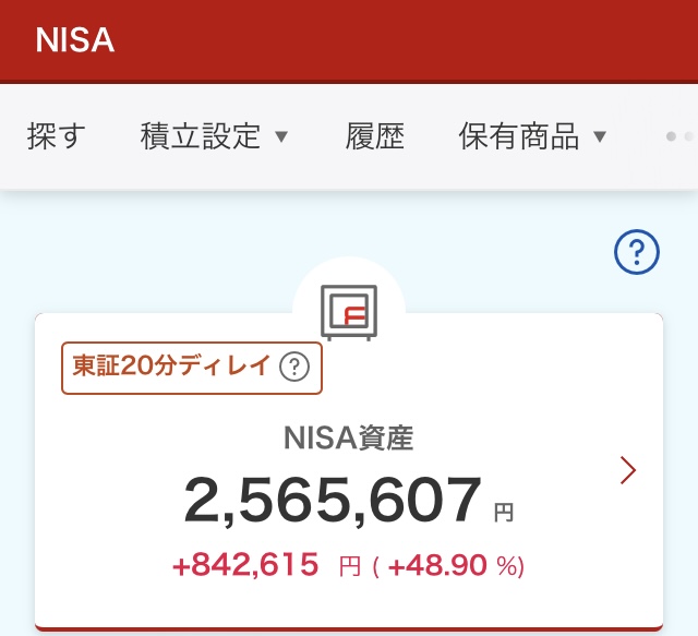 NISA 2024年7月5日 楽天証券 評価損益