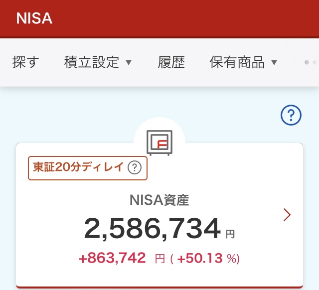 NISA 2024年7月10日 楽天証券 評価損益