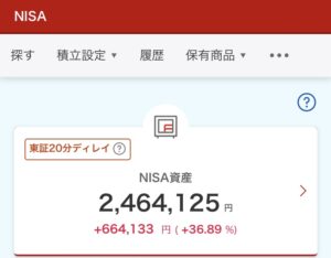 NISA 2024年9月2日 楽天証券 評価損益