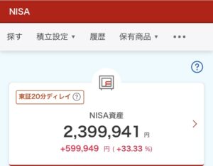 NISA 2024年9月4日 楽天証券 評価損益