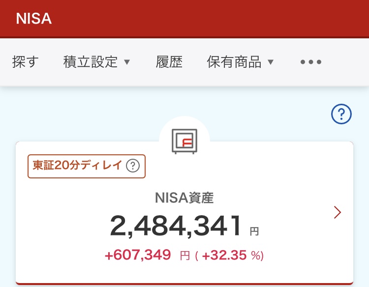 NISA 2024年9月19日 楽天証券 評価損益