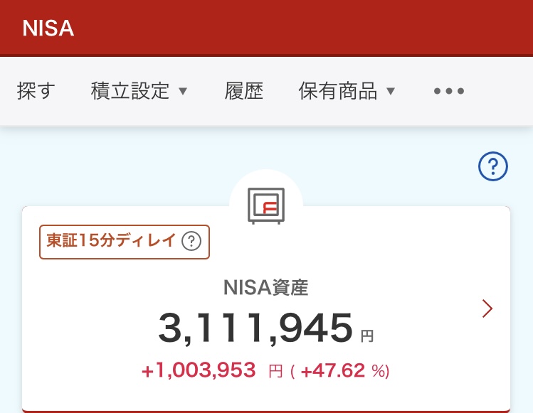 NISA 2024年12月17日 楽天証券 評価損益