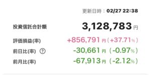 新NISA 2025年2月27日 楽天証券 iGrow アプリ